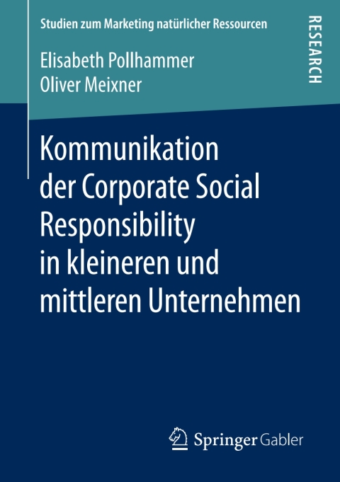 Cover image for book Kommunikation der Corporate Social Responsibility in kleineren und mittleren Unternehmen