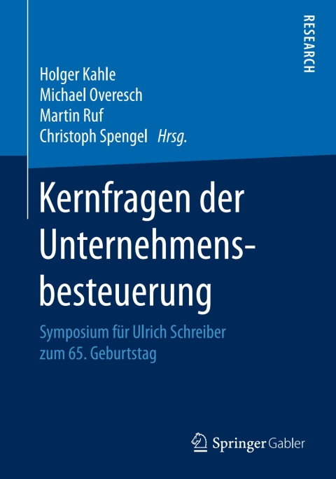 Cover image for book Kernfragen der Unternehmensbesteuerung
