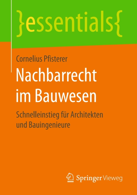 Cover image for book Nachbarrecht im Bauwesen