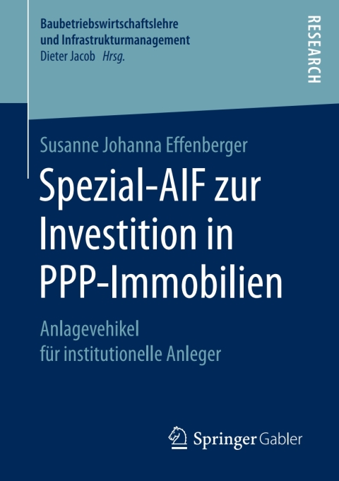 Cover image for book Spezial-AIF zur Investition in PPP-Immobilien