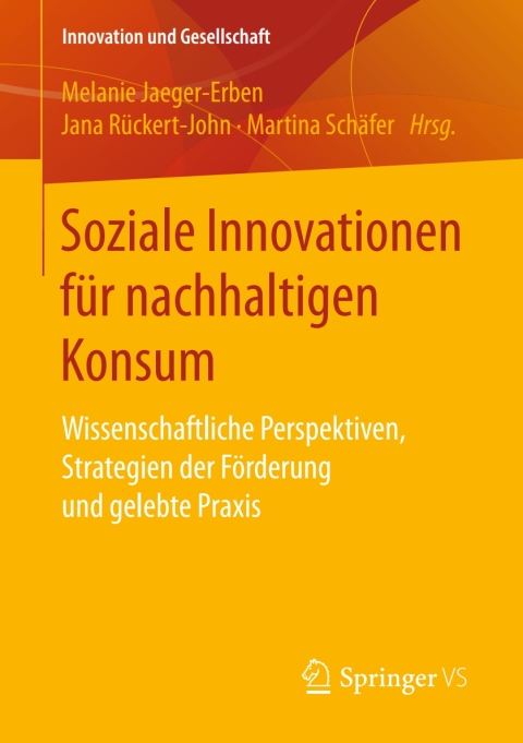Cover image for book Soziale Innovationen für nachhaltigen Konsum