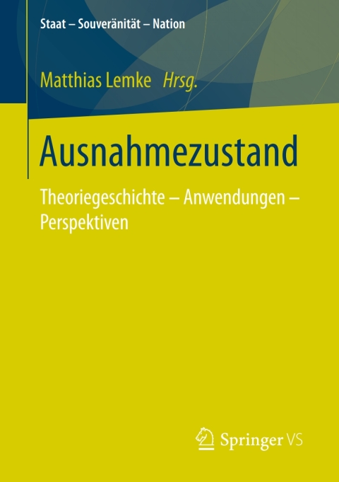 Cover image for book Ausnahmezustand