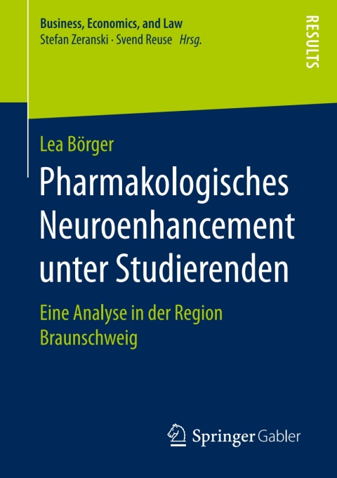 Cover image for book Pharmakologisches Neuroenhancement unter Studierenden