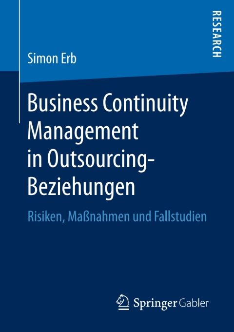 Cover image for book Business Continuity Management in Outsourcing-Beziehungen