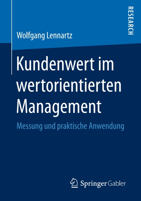 Cover image for book Kundenwert im wertorientierten Management