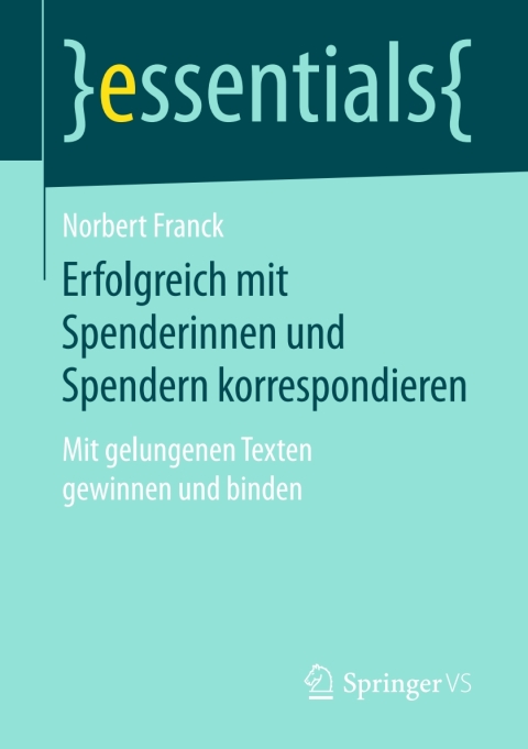 Cover image for book Erfolgreich mit Spenderinnen und Spendern korrespondieren