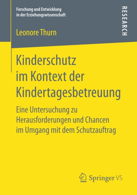 Cover image for book Kinderschutz im Kontext der Kindertagesbetreuung