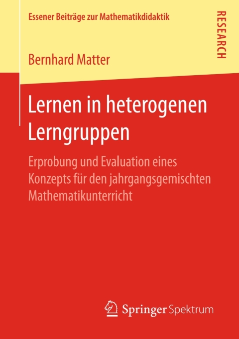 Cover image for book Lernen in heterogenen Lerngruppen