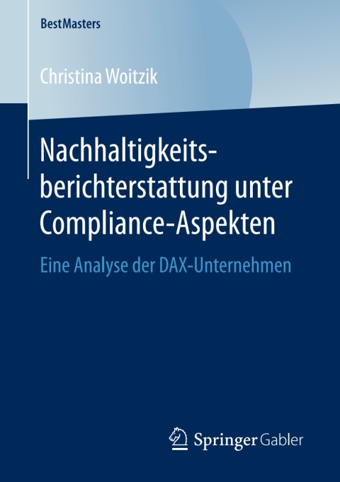 Cover image for book Nachhaltigkeitsberichterstattung unter Compliance-Aspekten