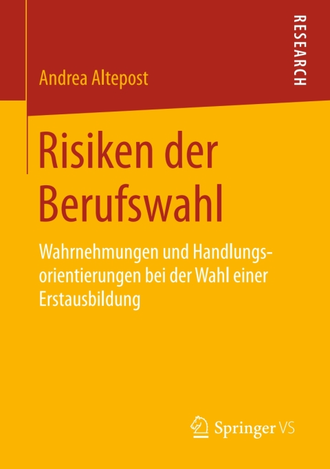 Cover image for book Risiken der Berufswahl