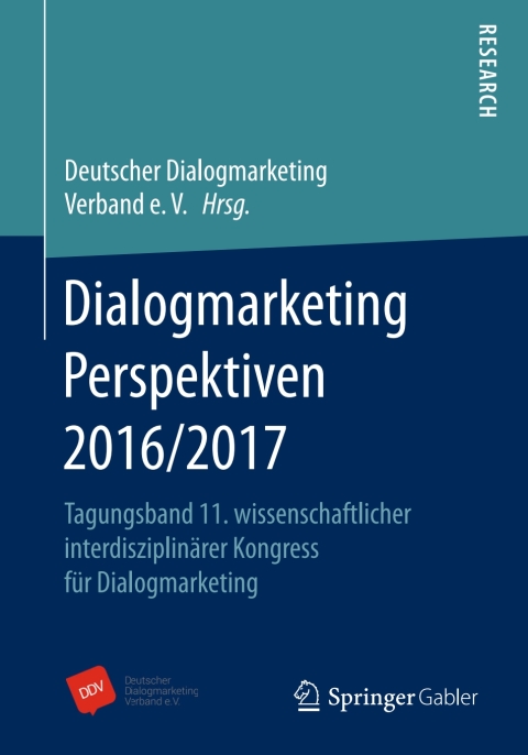 Cover image for book Dialogmarketing Perspektiven 2016/2017