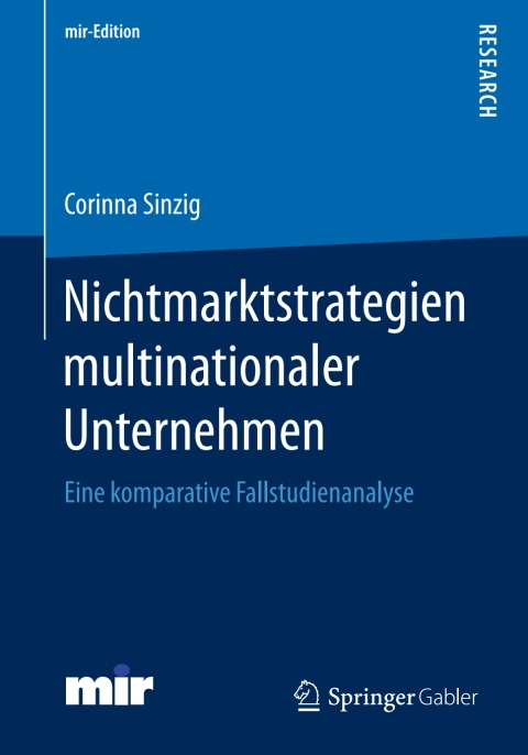 Cover image for book Nichtmarktstrategien multinationaler Unternehmen