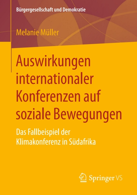 Cover image for book Auswirkungen internationaler Konferenzen auf soziale Bewegungen