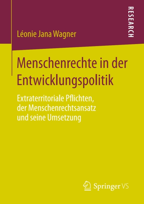 Cover image for book Menschenrechte in der Entwicklungspolitik