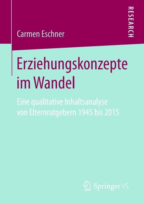 Cover image for book Erziehungskonzepte im Wandel