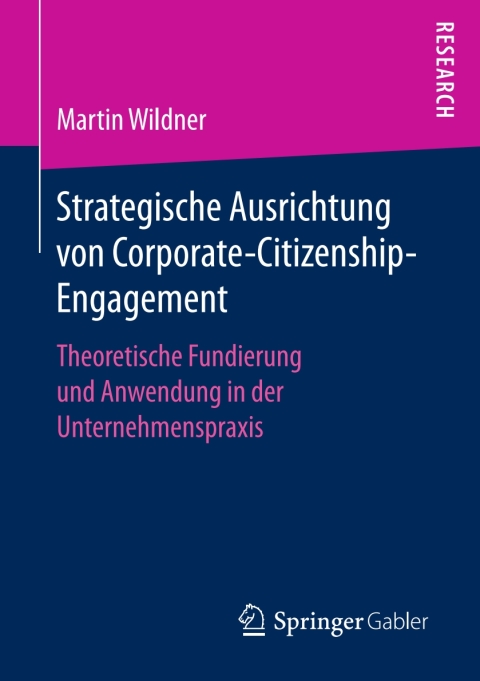 Cover image for book Strategische Ausrichtung von Corporate-Citizenship-Engagement