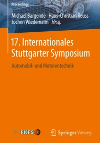 Titelbild: 17. Internationales Stuttgarter Symposium 9783658169879