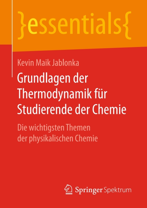 Cover image for book Grundlagen der Thermodynamik für Studierende der Chemie