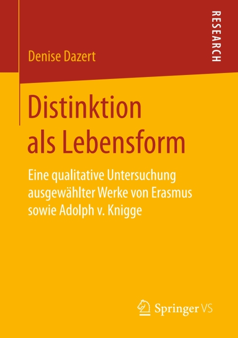 Cover image for book Distinktion als Lebensform