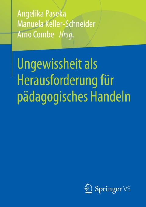 Cover image for book Ungewissheit als Herausforderung für pädagogisches Handeln