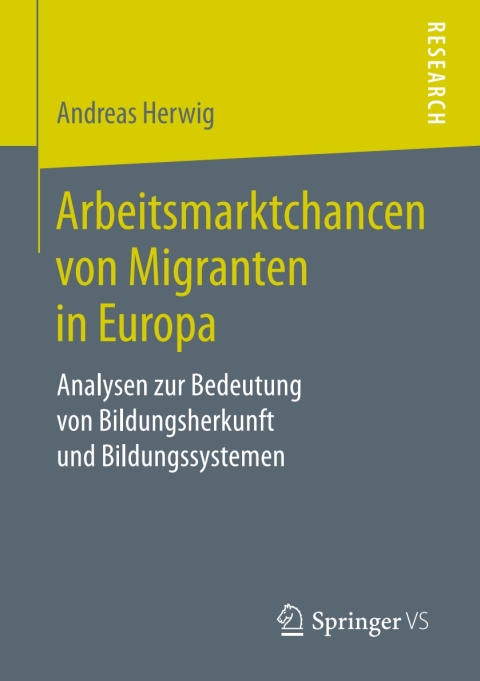 Cover image for book Arbeitsmarktchancen von Migranten in Europa