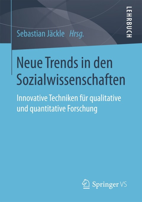 Cover image for book Neue Trends in den Sozialwissenschaften