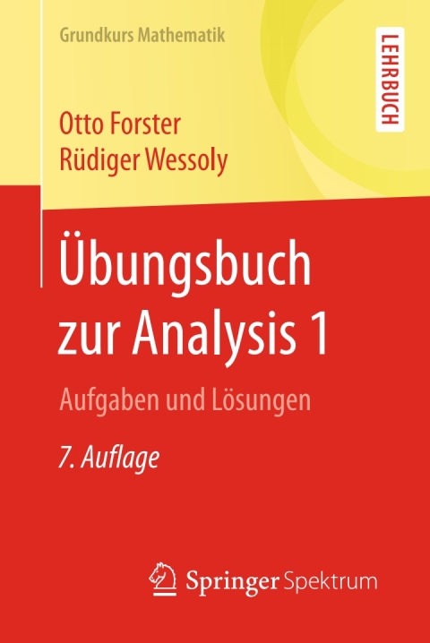 Cover image for book Übungsbuch zur Analysis 1