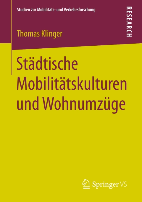 Cover image for book Städtische Mobilitätskulturen und Wohnumzüge