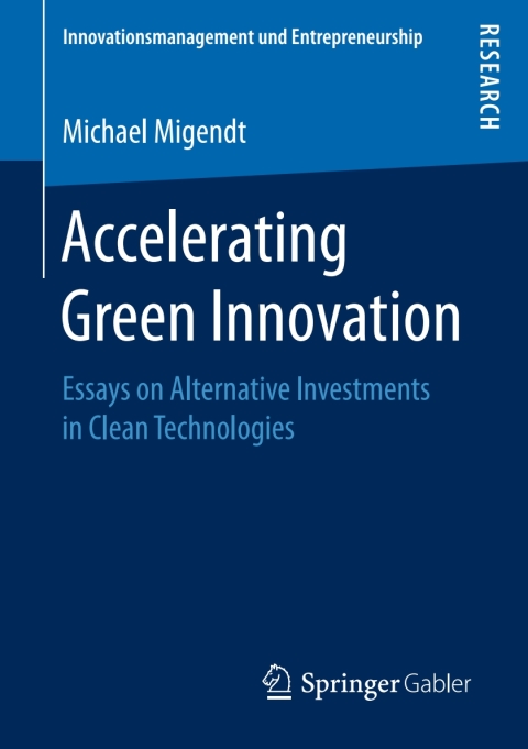 Cover image for book Accelerating Green Innovation