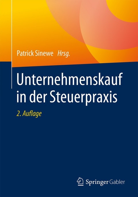 Cover image for book Unternehmenskauf in der Steuerpraxis