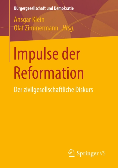 Cover image for book Impulse der Reformation