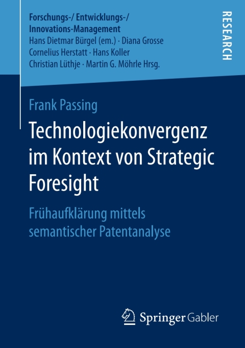 Cover image for book Technologiekonvergenz im Kontext von Strategic Foresight