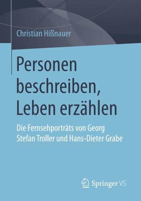 Cover image for book Personen beschreiben, Leben erzählen