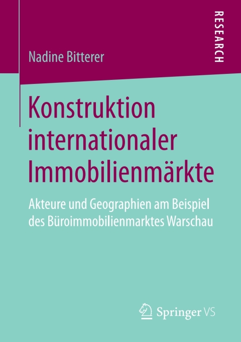 Cover image for book Konstruktion internationaler Immobilienmärkte