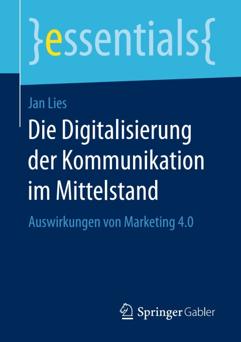 Cover image for book Die Digitalisierung der Kommunikation im Mittelstand
