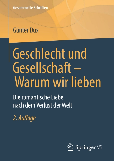 Cover image for book Geschlecht und Gesellschaft - Warum wir lieben