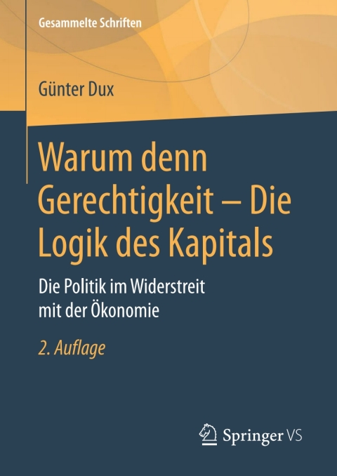 Cover image for book Warum denn Gerechtigkeit - Die Logik des Kapitals