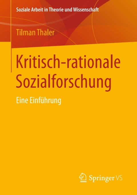 Cover image for book Kritisch-rationale Sozialforschung