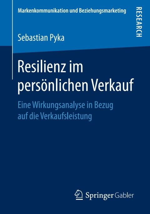 Cover image for book Resilienz im persönlichen Verkauf