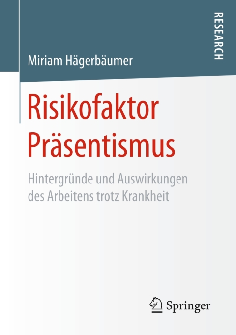 Cover image for book Risikofaktor Präsentismus