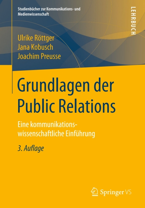 Cover image for book Grundlagen der Public Relations