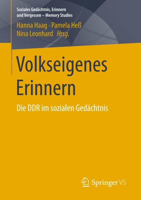 Cover image for book Volkseigenes Erinnern