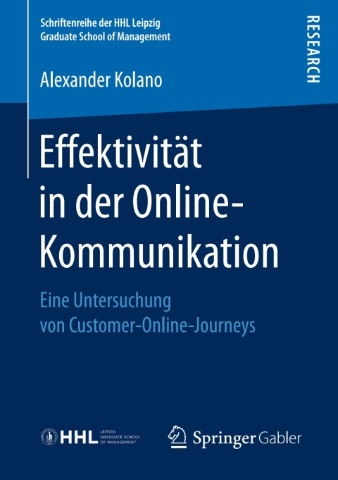 Cover image for book Effektivität in der Online-Kommunikation