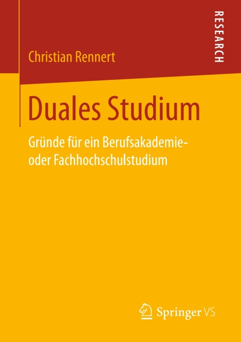 Cover image for book Duales Studium