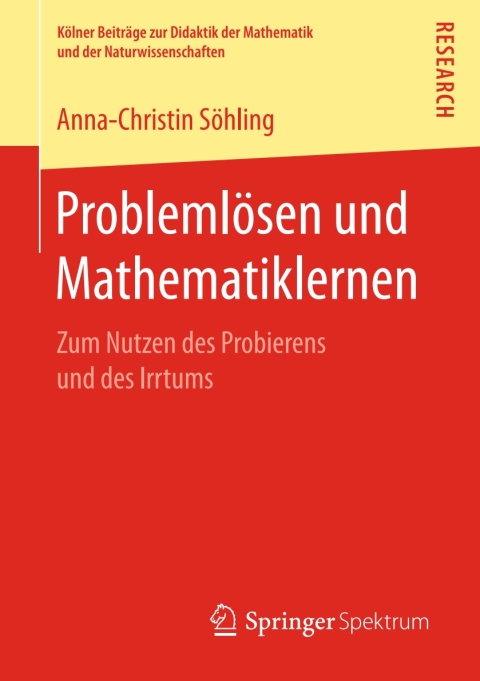 Cover image for book Problemlösen und Mathematiklernen