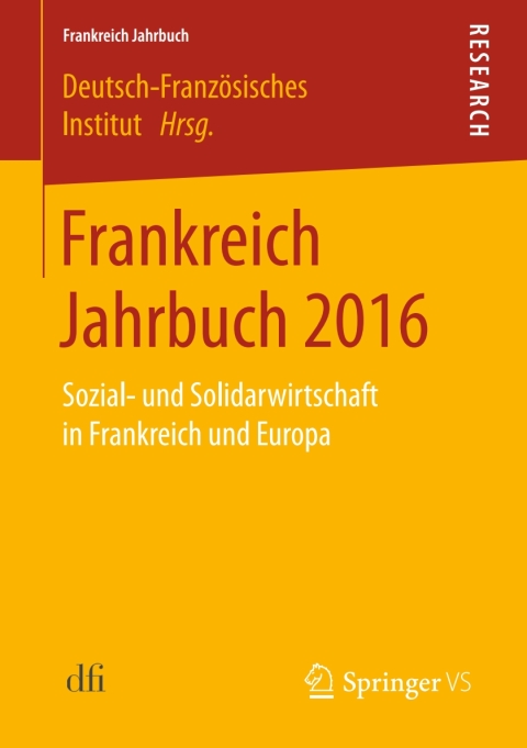 Cover image for book Frankreich Jahrbuch 2016