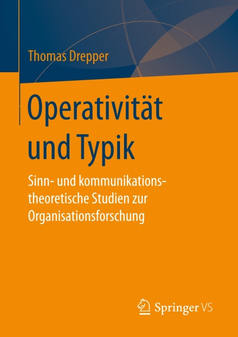 Cover image for book Operativität und Typik