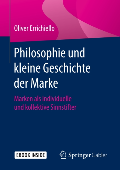 Cover image for book Philosophie und kleine Geschichte der Marke
