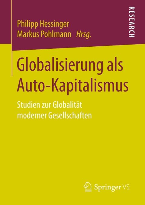 Cover image for book Globalisierung als Auto-Kapitalismus