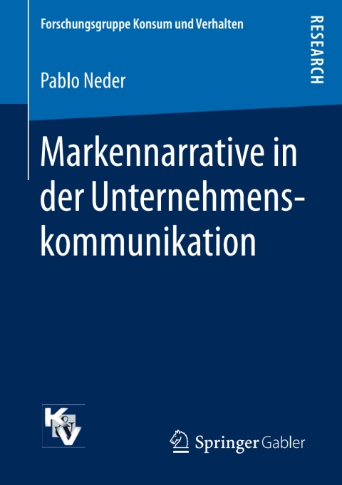 Cover image for book Markennarrative in der Unternehmenskommunikation